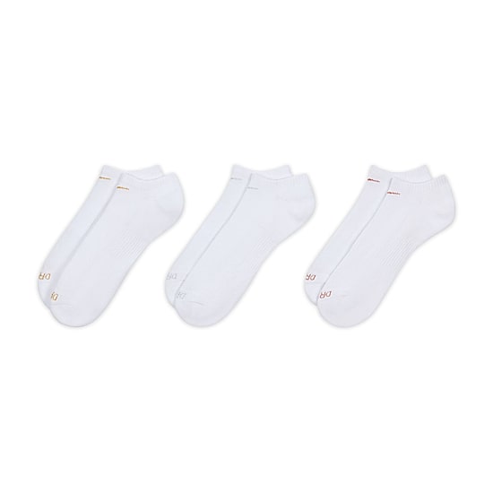 Nike Everyday Plus Cushion Unisex Adult Multi-Pack 3 Pair No Show Socks