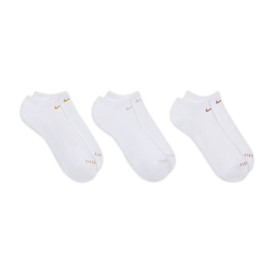 Nike Everyday Plus Cushion Unisex Adult Multi-Pack 3 Pair No Show Socks