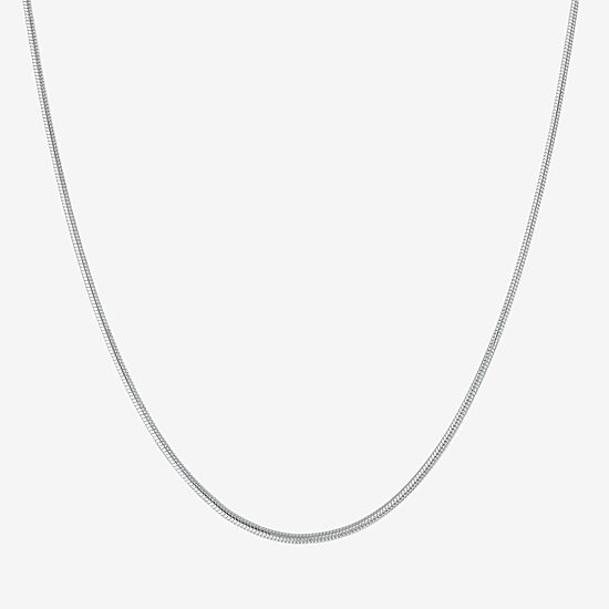Silver Treasures Made in Italy Sterling Silver 16-30" Round Magic Chain Necklace