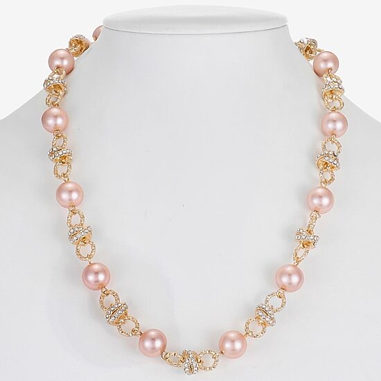 Monet Jewelry Layered Womens 17 Inch Collar Necklace