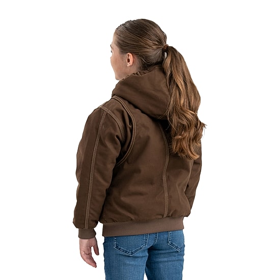 Berne Little & Big Kid Unisex Hooded Heavyweight Quilted Jacket