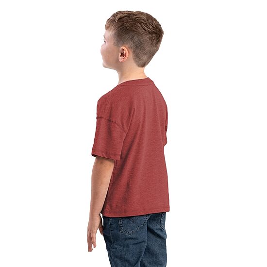 Berne Little & Big Kid Unisex Crew Neck Short Sleeve Moisture Wicking Active T-Shirt