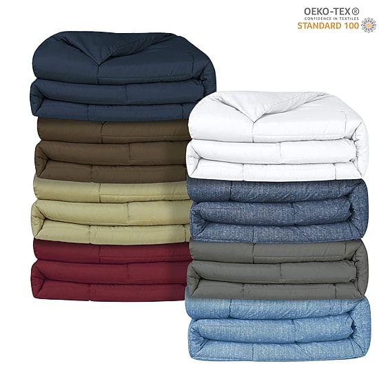 Swift Home All-Season Ultra Soft Home Essential Midweight Reversible Down Alternative Wrinkle Resistant Comforter