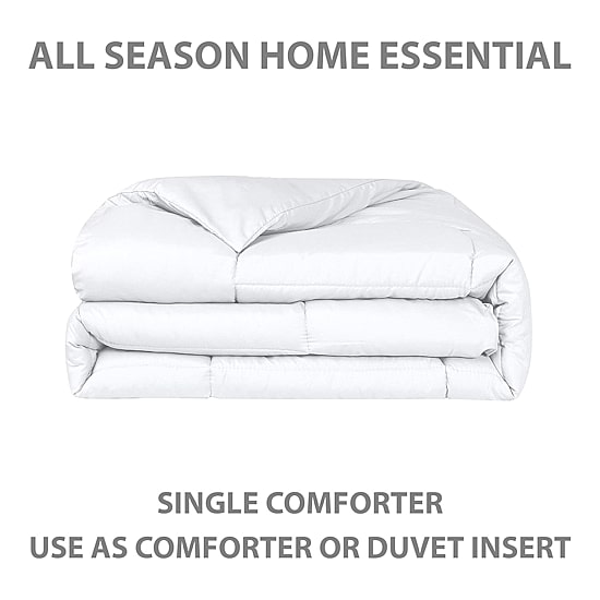 Swift Home All-Season Ultra Soft Home Essential Midweight Reversible Down Alternative Wrinkle Resistant Comforter