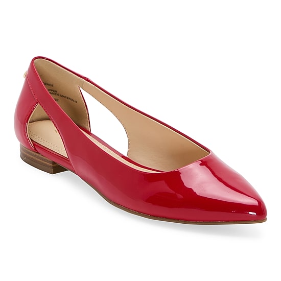 Liz Claiborne Cadence Womens Pointed Closed Toe Ballet Flats