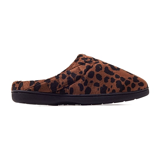Dearfoams Darcy Velour Womens Memory Foam Clog Slippers