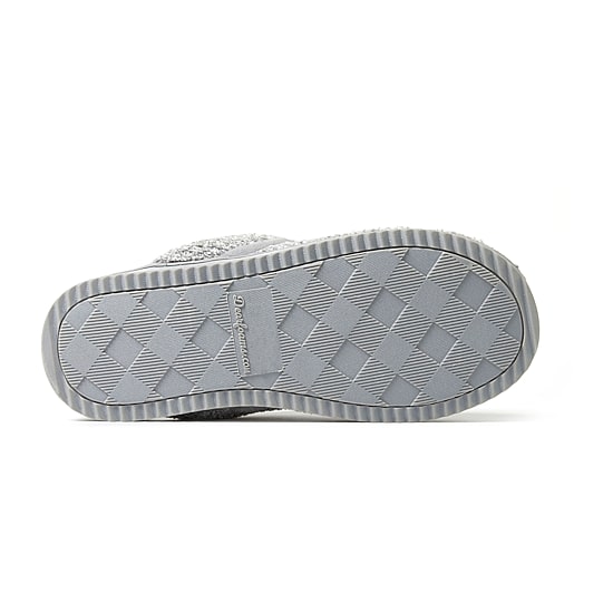 Dearfoams Serena Marled Chenille Scuff Womens Memory Foam Slip-On Slippers