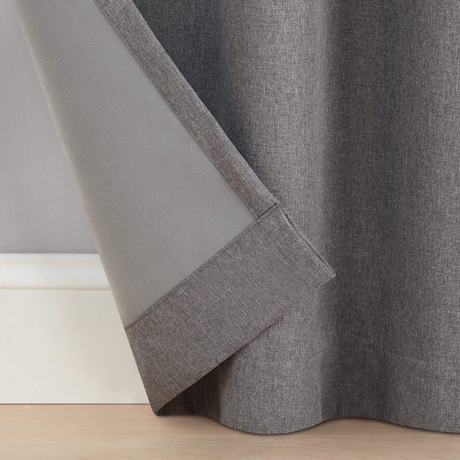 Eclipse Cannes Magnitech Rod Pocket 100% Blackout Single Curtain Panel