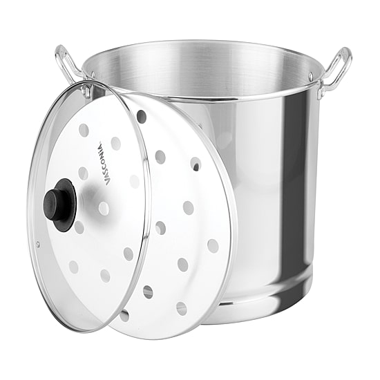 Vasconia 32-qt. Steamer and Tamale Pot with Glass Lid