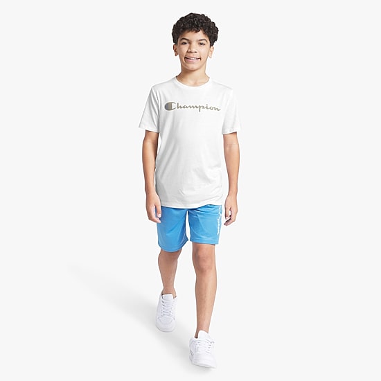 Champion Big Kid Boys Round Neck Short Sleeve Regular Fit Graphic T-Shirt