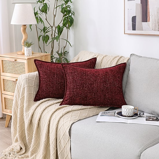 Chenille 14x20 Lumbar Pillow