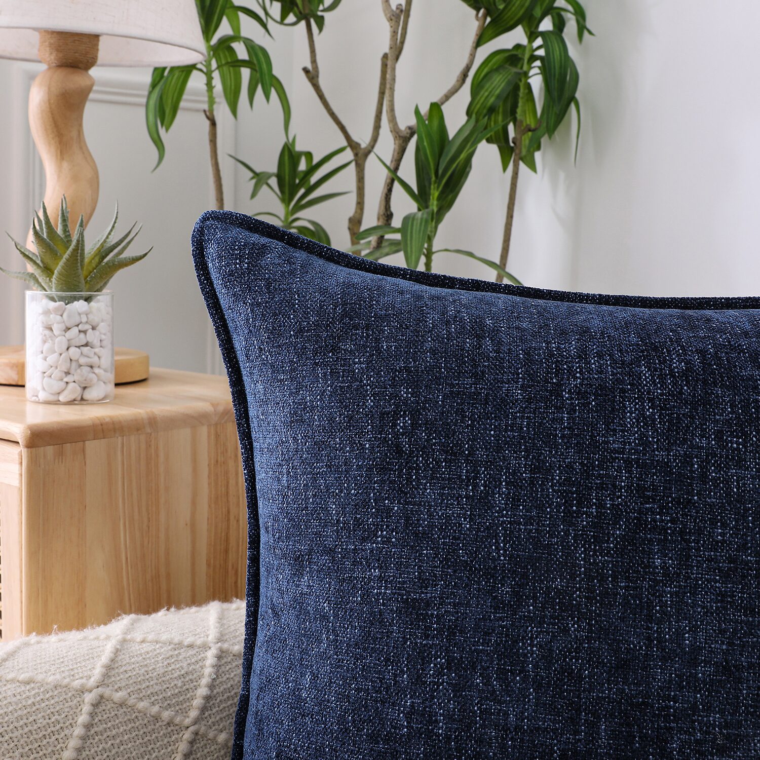 Chenille 20x20 Square Throw Pillow
