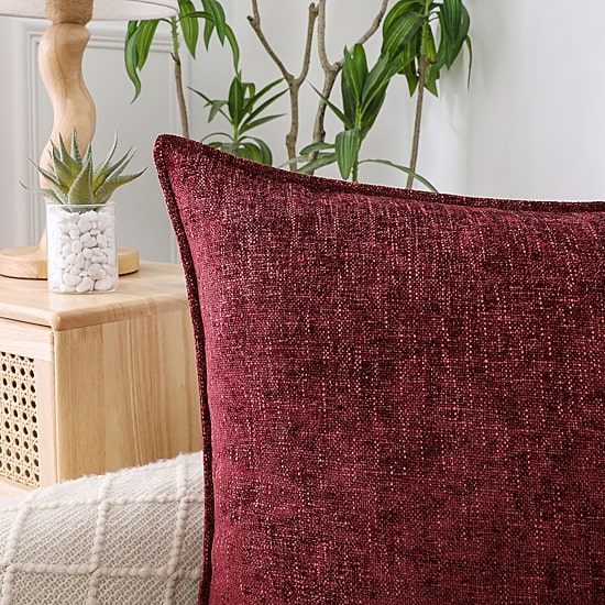 Chenille 20x20 Square Throw Pillow