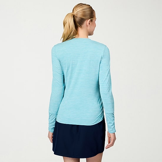 Free Country Womens Crew Neck Long Sleeve T-Shirt