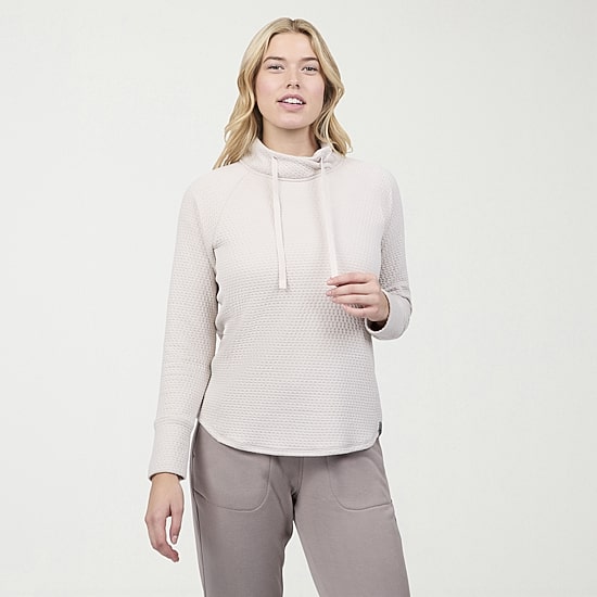 Free Country Womens Cowl Neck Long Sleeve Sweatshirt