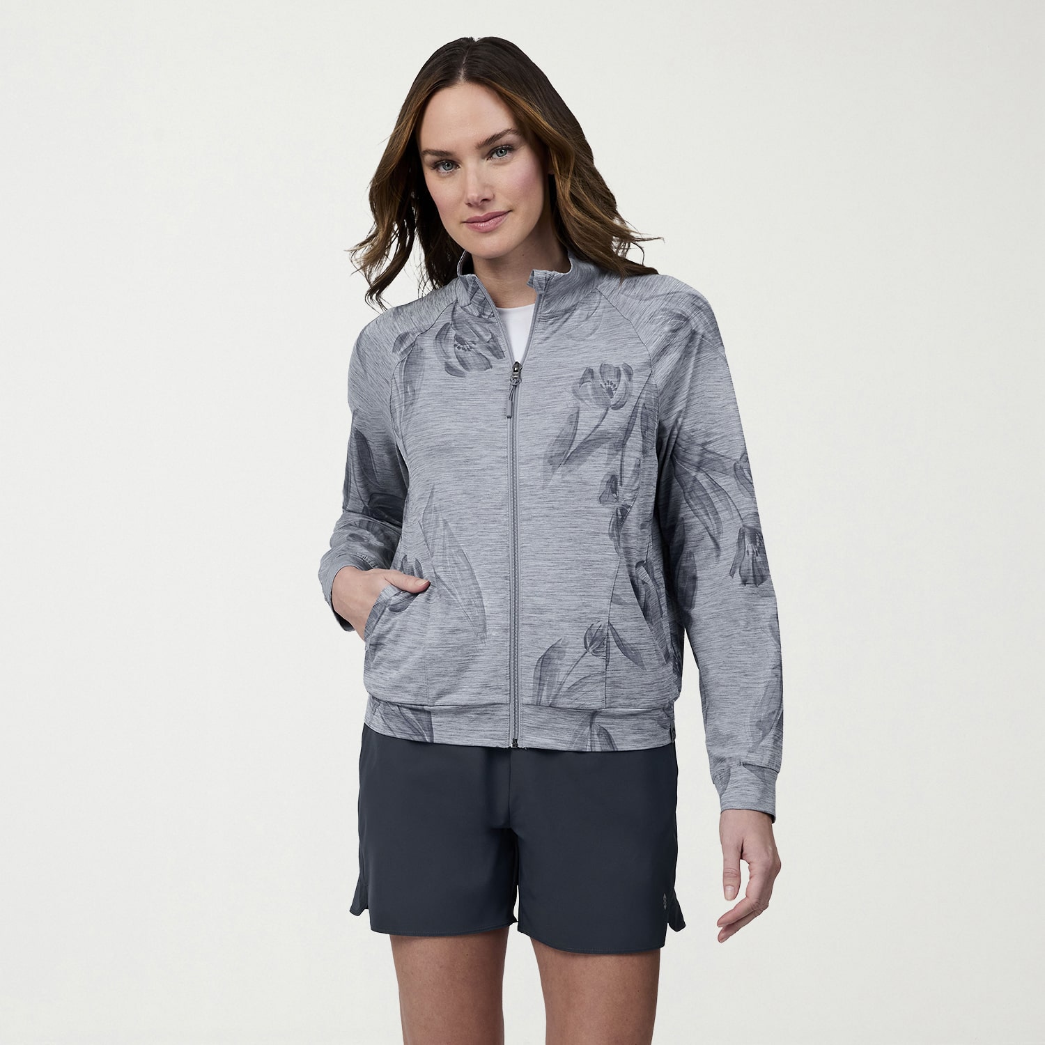 Free Country Womens Long Sleeve Zipper Hoodie