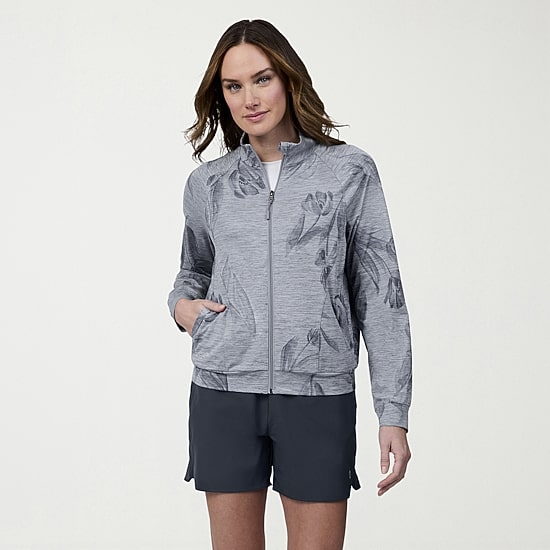 Free Country Womens Long Sleeve Zipper Hoodie