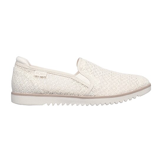 Skechers Bobs Flexpadrille Low Womens Almond Closed Toe Slip-On Shoe