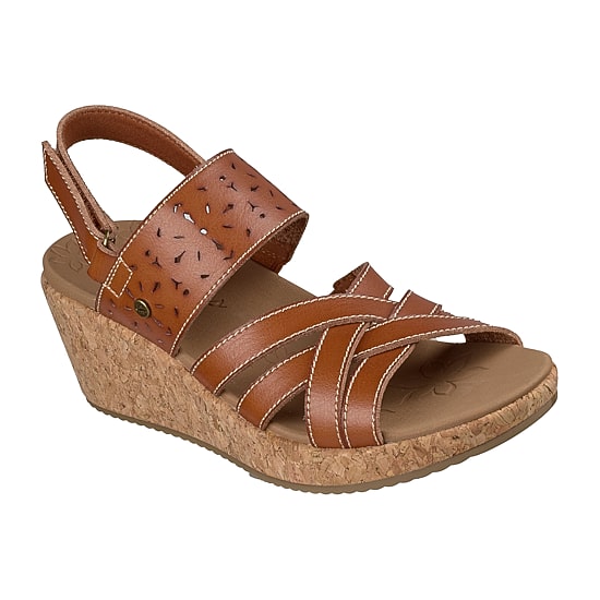 Skechers Womens Arch Fit Beverlee 2.0 Wedge Sandals