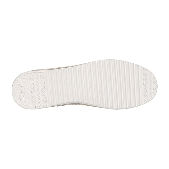 Skechers Bobs Flexpadrille Lo So Chic Womens Round Closed Toe Slip-On Shoe