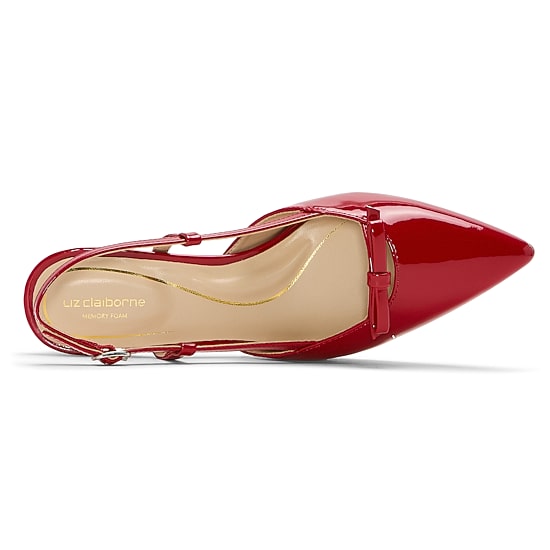 Liz Claiborne Harty Womens Pointed Closed Toe Cone Heel Pumps