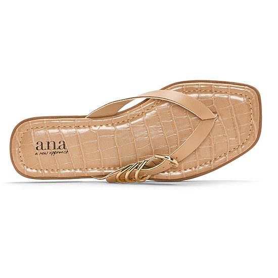 a.n.a Womens Hardware Flip-Flops