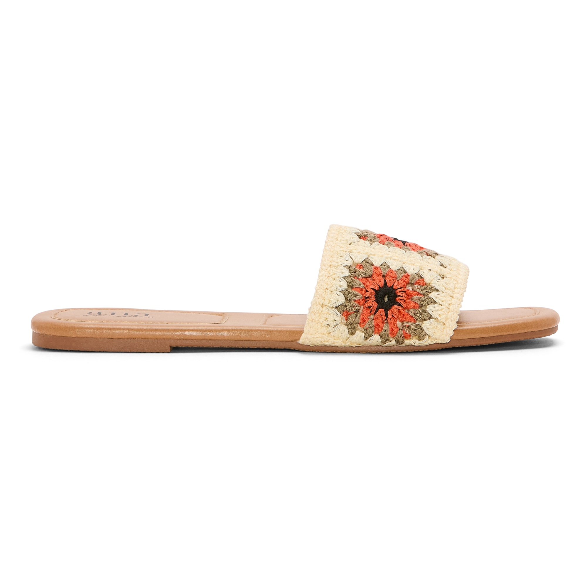 a.n.a Womens Crochet Slide Sandals