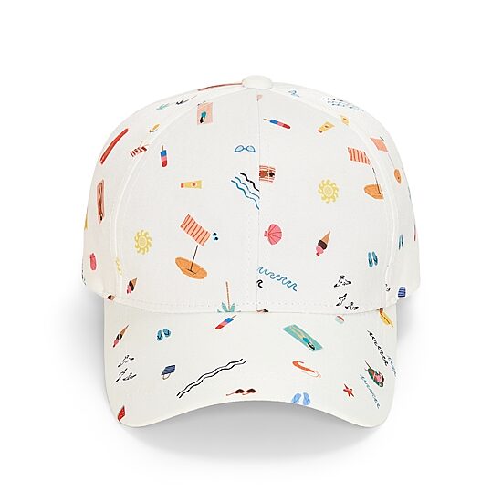 SOL and MER Tie Back Printed Womens Baseball Cap