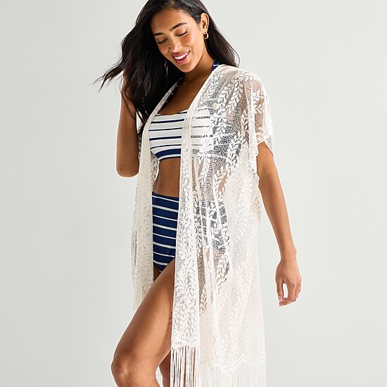 SOL and MER Lace Topper Wrap