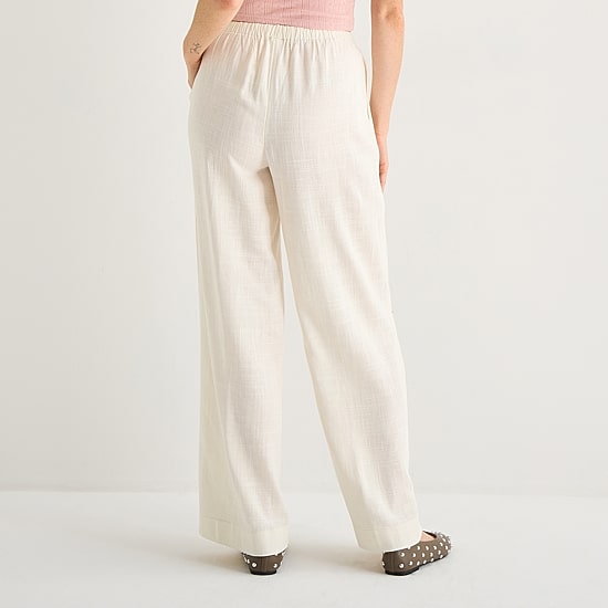 Arizona Womens Juniors Straight Low Rise Drawstring Pant