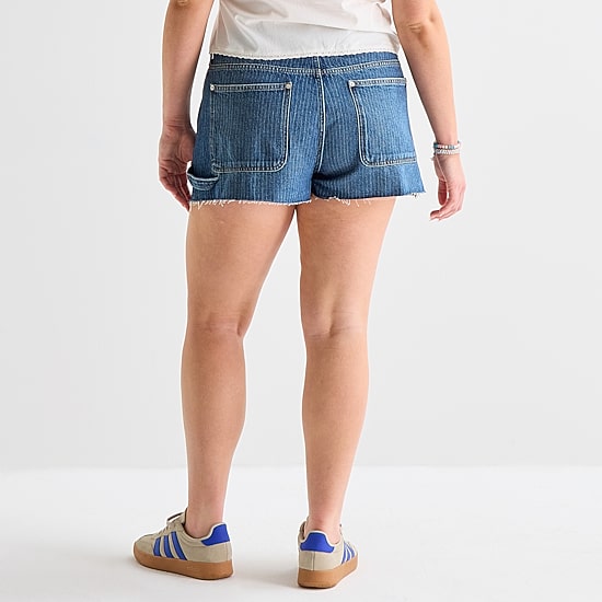 Arizona Womens 2" Low Rise Juniors Denim Short