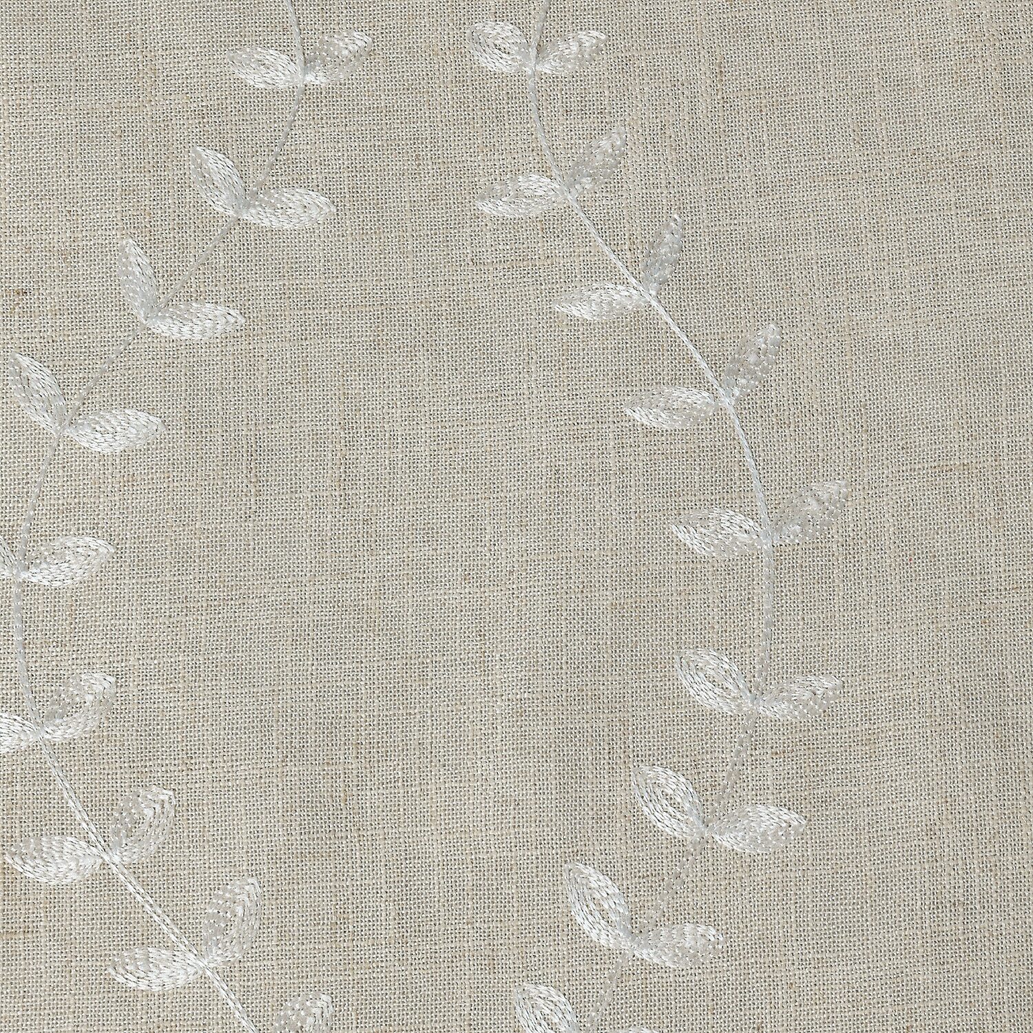 Max Blackout Lindley Linen Blend Embroidered Grommet Top 100% Single Curtain Panel