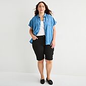 St. John's Bay Womens 11" Plus Bermuda Short