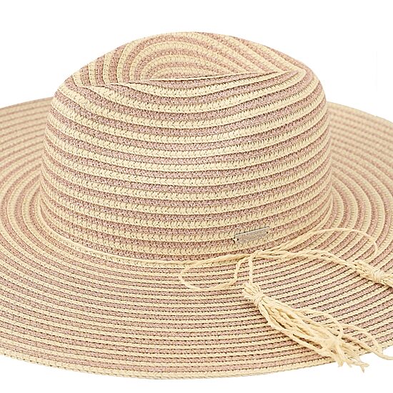 JS Jessica Simpson Stripe Shimmer Womens Floppy Hat
