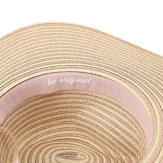 JS Jessica Simpson Stripe Shimmer Womens Floppy Hat