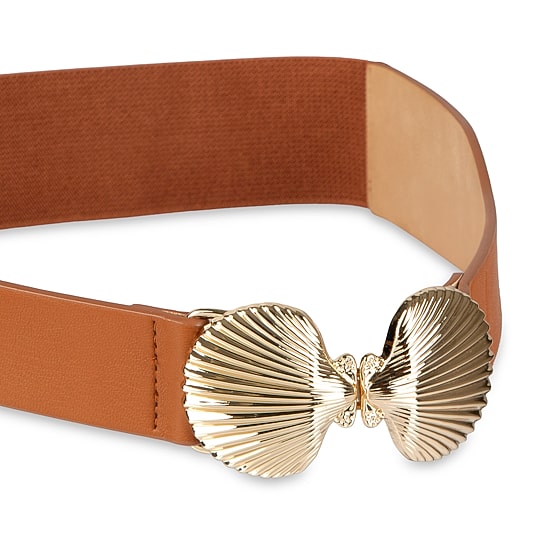 JS Jessica Simpson Skinny Elastic Stretch Waist Womens Belt