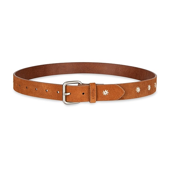 Levi's® Floral Stitched Strap Casual Belt, Genuine Leather Womens Belt