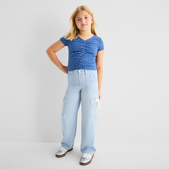 Vanilla Star Big Kid Girls Cargo Jean