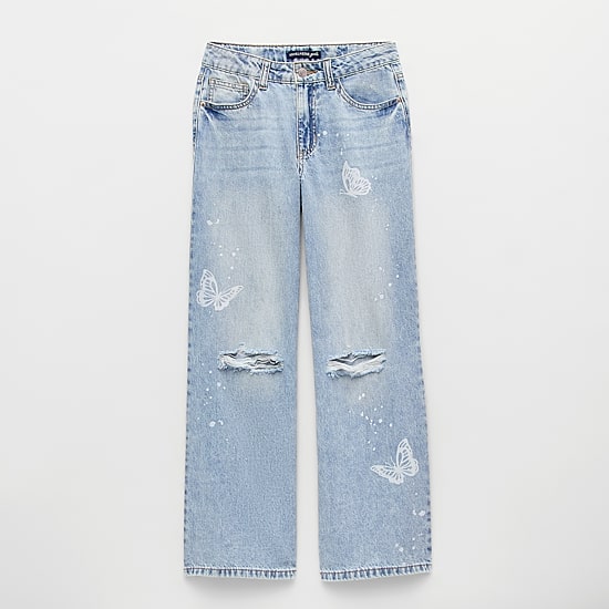 Vanilla Star Big Kid Girls Wide Leg Jean