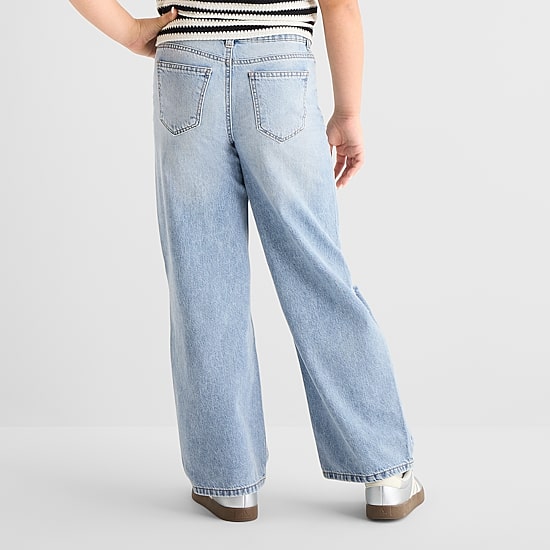 Vanilla Star Big Kid Girls Wide Leg Jean