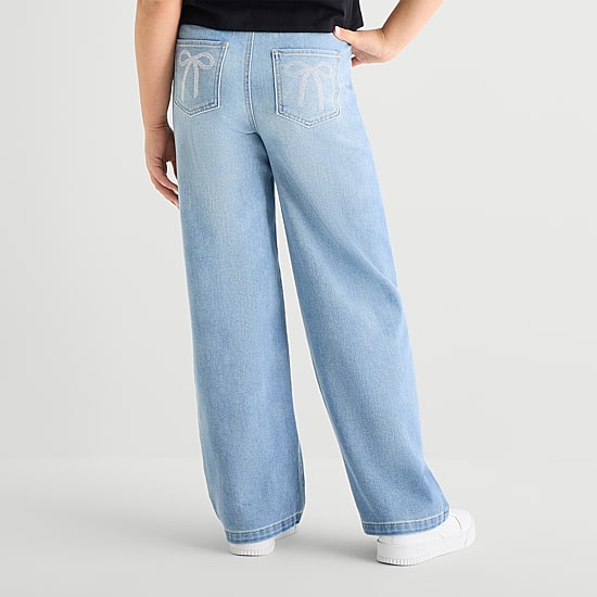 Vanilla Star Big Kid Girls Wide Leg Jean