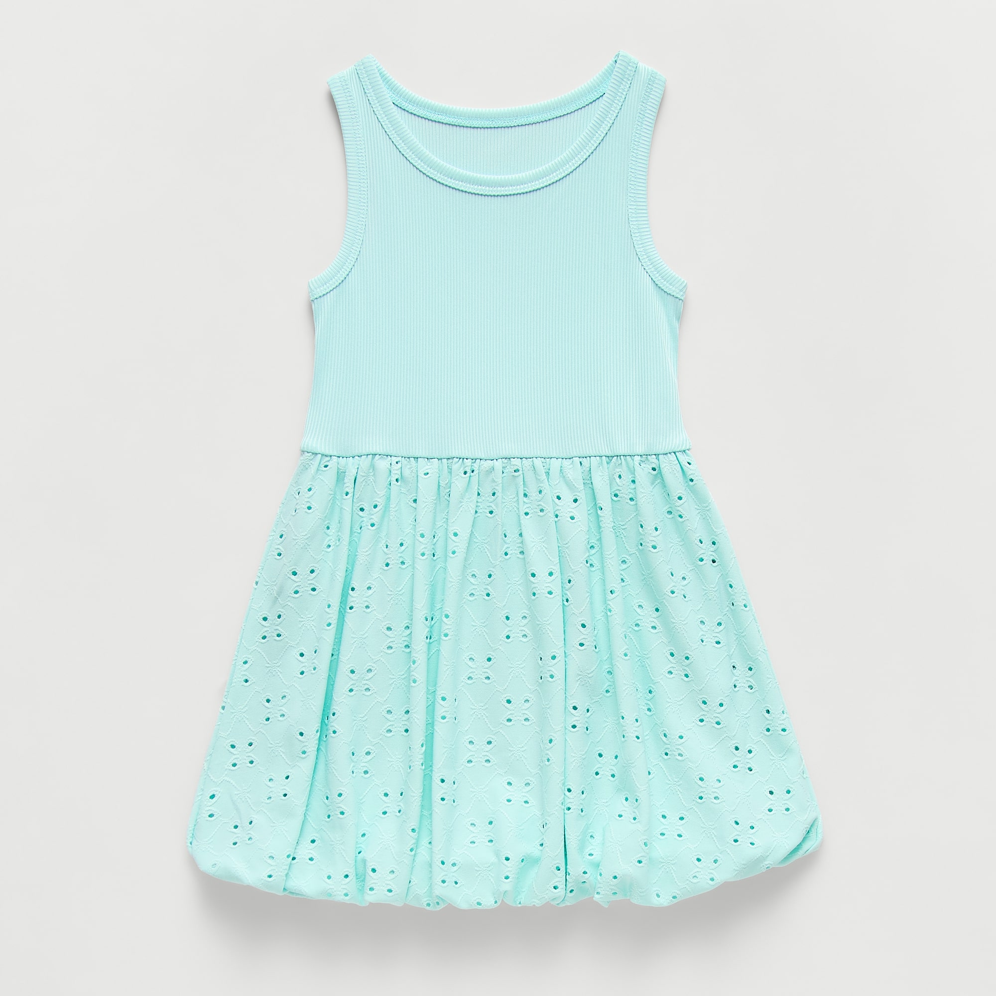 Okie Dokie Toddler & Little Girls Bubble Hem Sleeveless A-Line Dress