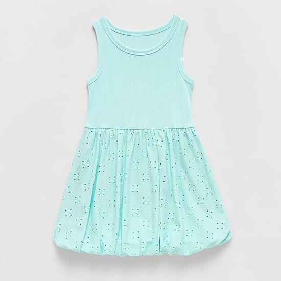 Okie Dokie Toddler & Little Girls Bubble Hem Sleeveless A-Line Dress
