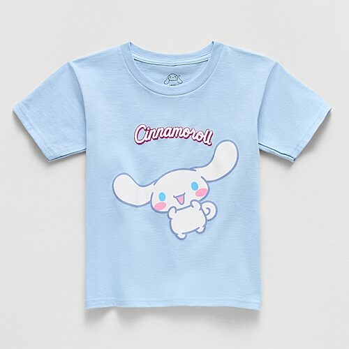 Little & Big Kid Girls Crew Neck Short Sleeve Regular Fit Cinnamoroll Graphic T-Shirt, Small (7-8), Blue