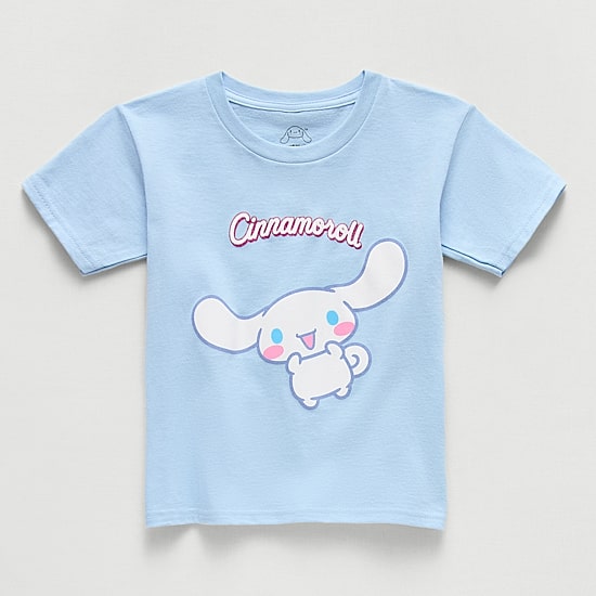 Little & Big Kid Girls Crew Neck Short Sleeve Regular Fit Cinnamoroll Graphic T-Shirt