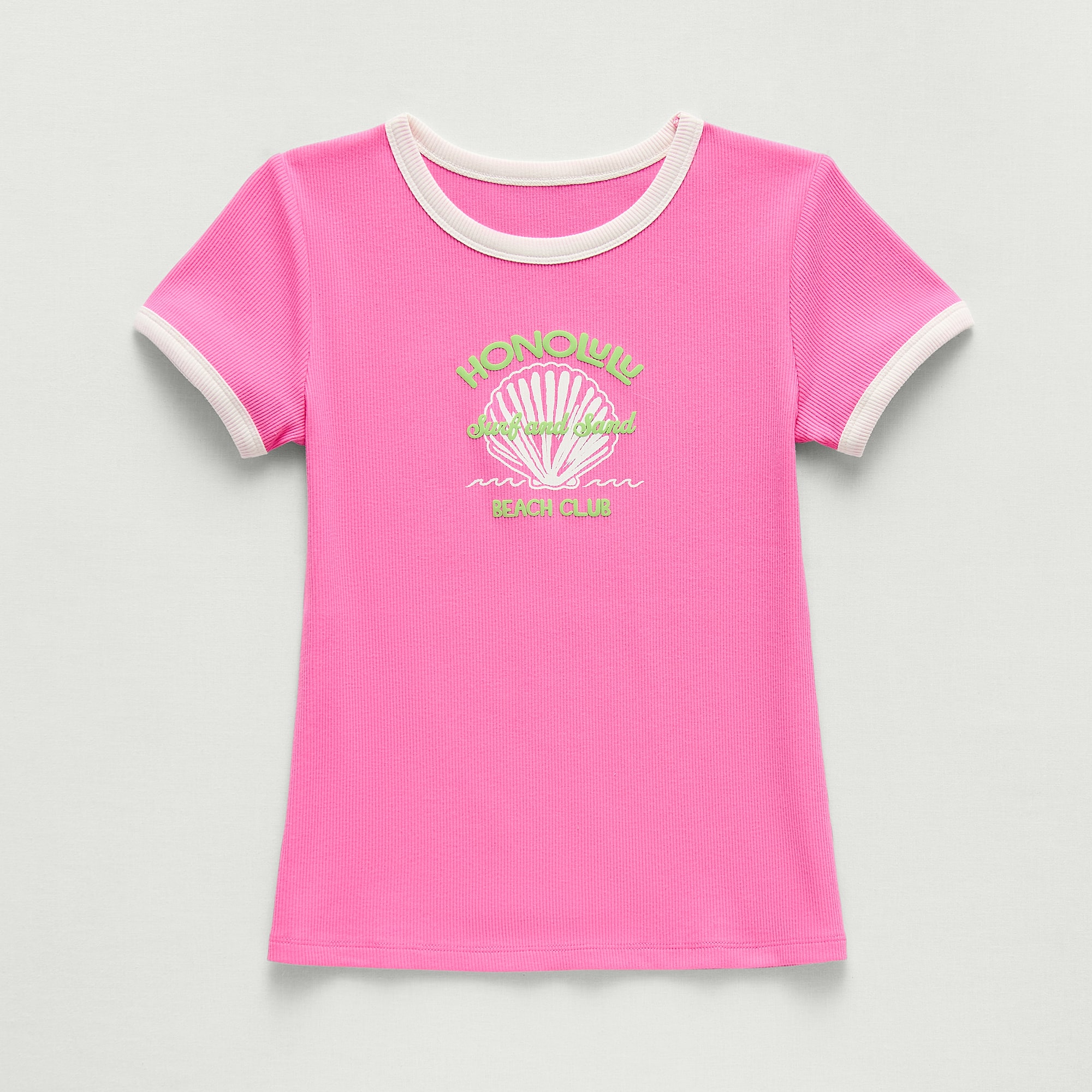 Thereabouts Little & Big Kid Girls Crew Neck Short Sleeve T-Shirt