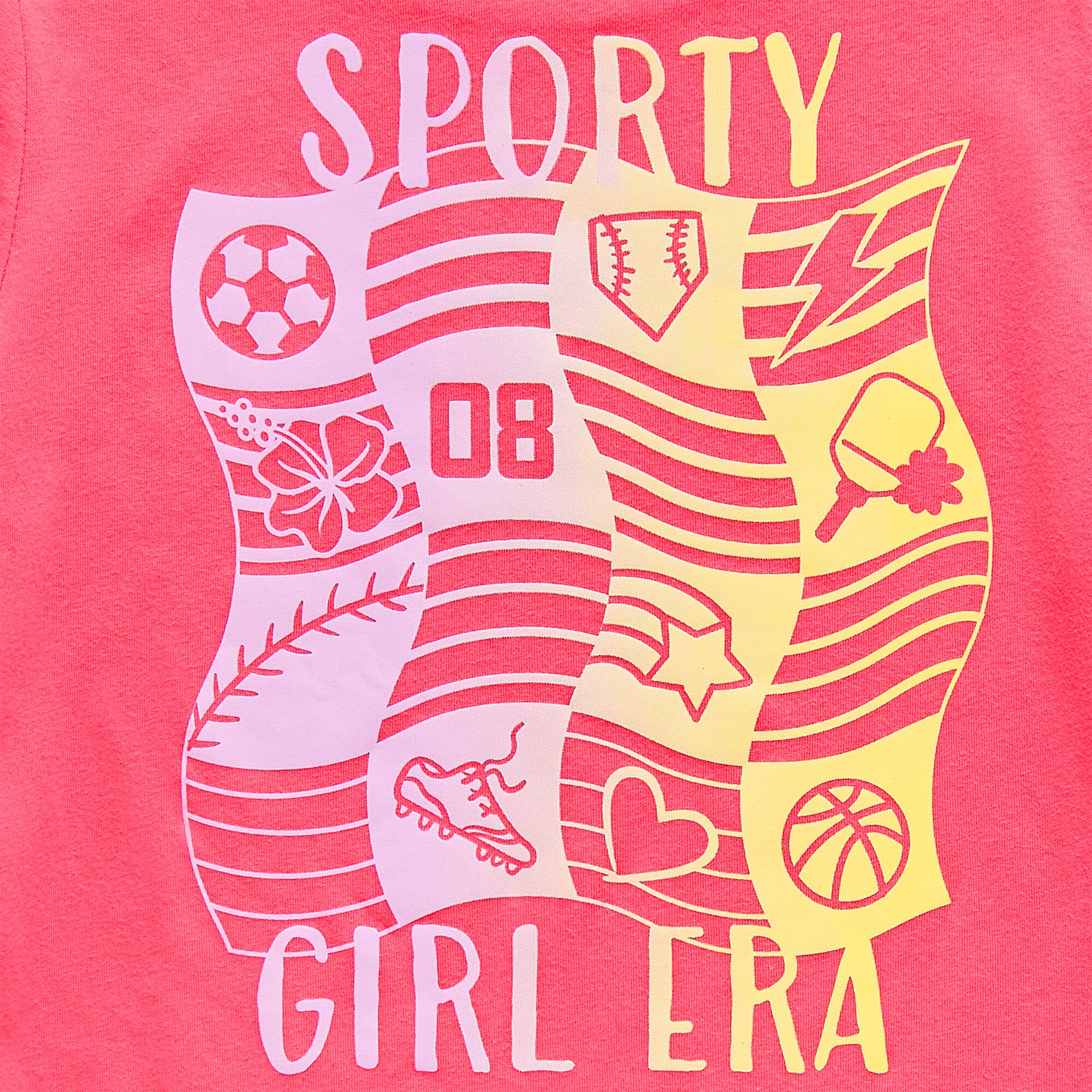 Xersion Little & Big Kid Girls Crew Neck Short Sleeve Regular Fit Graphic T-Shirt
