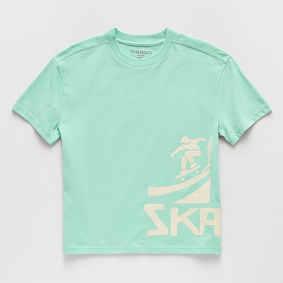 Thereabouts Little & Big Kid Boys Crew Neck Short Sleeve Oversized Graphic T-Shirt