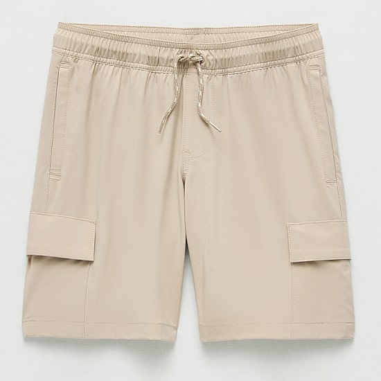 Thereabouts Pull-On Cargo Little & Big Kid Boys Moisture Wicking Adaptive Easy-on + Easy-off Seated Wear Hybrid Short