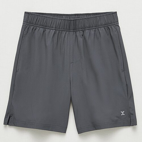 Xersion Little & Big Kid Boys Stretch Fabric Moisture Wicking Pull-On Short, Xxl (22) Husky, Gray